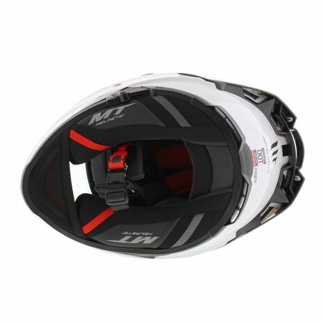 MT Thunder 4 SV full face helmet solid gloss white