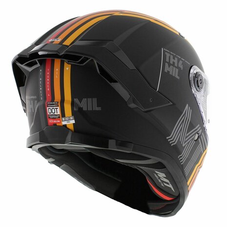 MT Thunder 4 SV full face helmet Mil Matt black