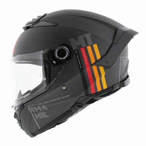 MT Thunder 4 SV full face helmet Mil matt grey