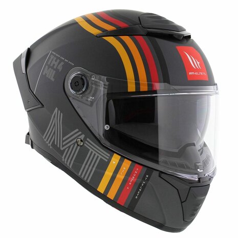 MT Thunder 4 SV full face helmet Mil matt grey