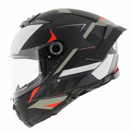 MT Thunder 4 SV full face helmet Exeo Matt black red