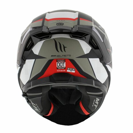 MT Thunder 4 SV full face helmet Exeo Matt black red