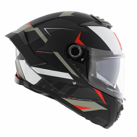 MT Thunder 4 SV full face helmet Exeo Matt black red