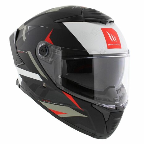 MT Thunder 4 SV full face helmet Exeo Matt black red