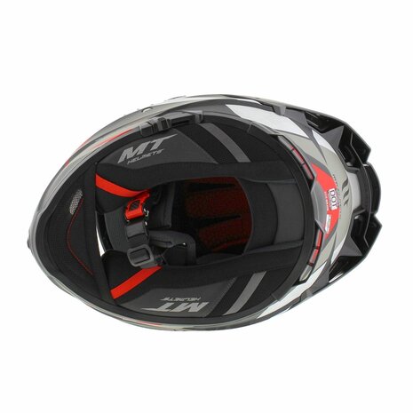 MT Thunder 4 SV full face helmet Exeo Matt black red