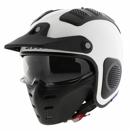 Shark X-Drak helmet blank gloss white WHU