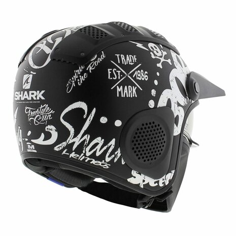 Shark X-Drak Helmet Freestyle Cup matt black white KWW