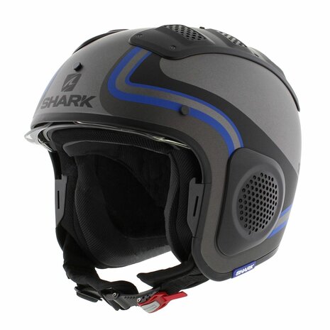 Shark X-Drak Trial Helmet Hister matt anthracite black blue AKB - Size XS