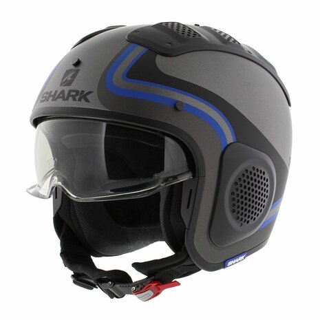 Shark X-Drak Trial Helmet Hister matt anthracite black blue AKB - Size XS