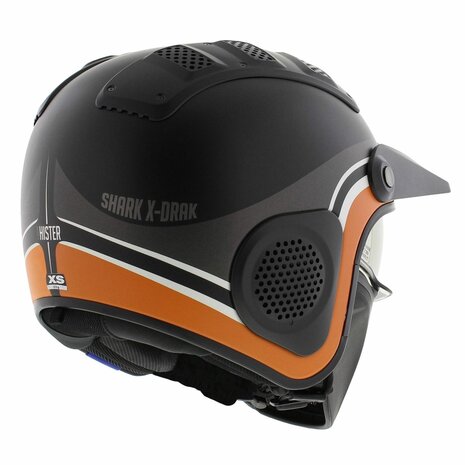 Shark X-Drak Trial Helmet Hister matt black orange KAO - Size XS