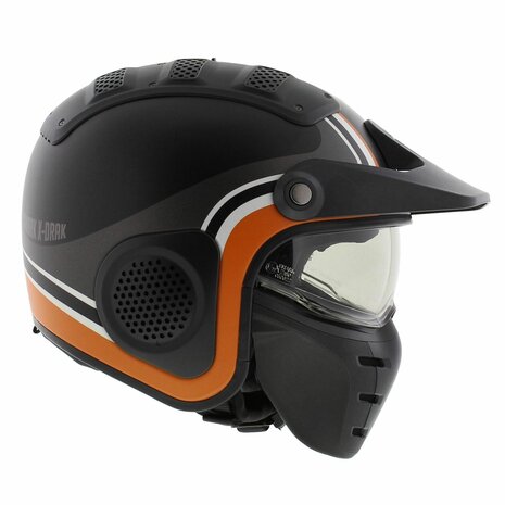 Shark X-Drak Trial Helmet Hister matt black orange KAO - Size XS