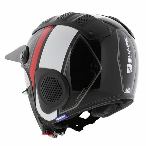 Shark X-Drak Trial Helmet Terrence gloss black white red KWR - Size XS