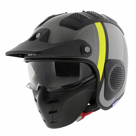 Shark X-Drak Trial Helmet Terrence matt anthracite yellow AAY - Size XS