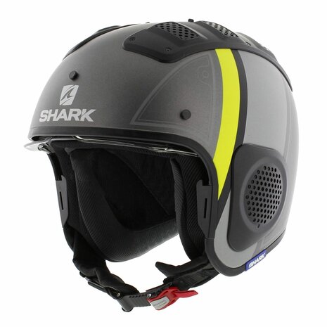 Shark X-Drak Trial Helmet Terrence matt anthracite yellow AAY - Size XS