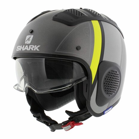 Shark X-Drak Trial Helmet Terrence matt anthracite yellow AAY - Size XS