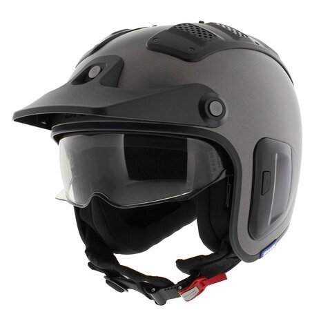 Shark X-Drak 2 blank matt anthracite AMA trial helmet