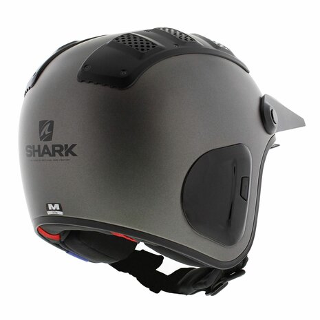 Shark X-Drak 2 blank matt anthracite AMA trial helmet
