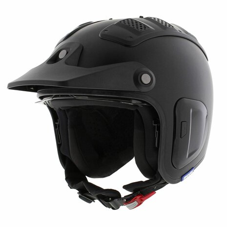 Shark X-Drak 2 blank matt black KMA trial helmet - Size XS