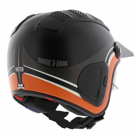 Shark X-Drak 2 Trial Helmet Hister matt black anthracite orange KAO - Size XS