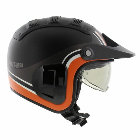 Shark X-Drak 2 Trial Helmet Hister matt black anthracite orange KAO - Size XS
