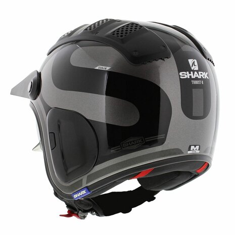 Shark X-Drak 2 Trial Helmet Thrust-R gloss anthracite black grey AKA - Size XS