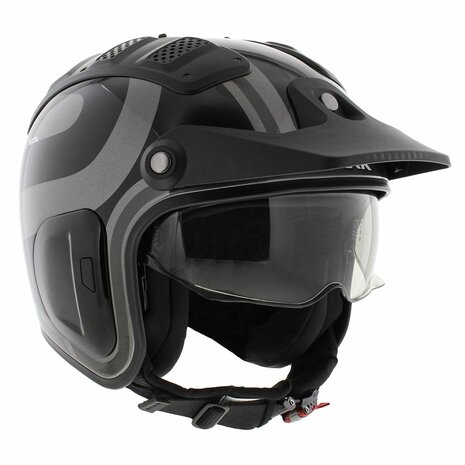Shark X-Drak 2 Trial Helmet Thrust-R gloss anthracite black grey AKA - Size XS