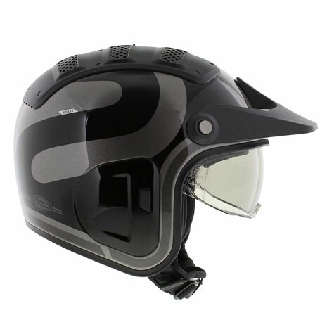 Shark X-Drak 2 Trial Helmet Thrust-R gloss anthracite black grey AKA - Size XS