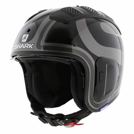 Shark X-Drak 2 Trial Helmet Thrust-R gloss anthracite black grey AKA