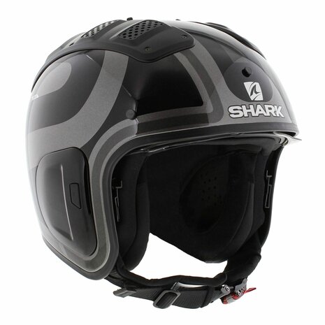 Shark X-Drak 2 Trial Helmet Thrust-R gloss anthracite black grey AKA