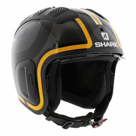 Shark X-Drak 2 Trial Helmet Thrust-R gloss black anthracite orange KAO