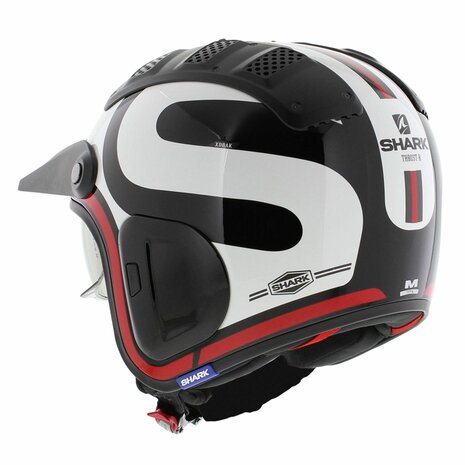Shark X-Drak 2 Trial Helmet Thrust-R black red KWR - size XS