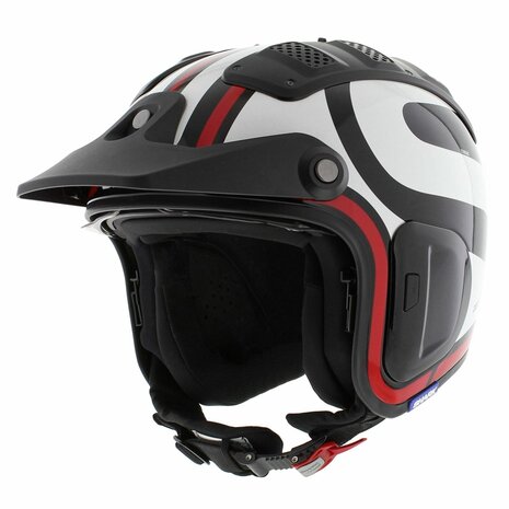 Shark X-Drak 2 Trial Helmet Thrust-R black red KWR - size XS