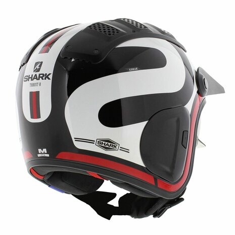 Shark X-Drak 2 Trial Helmet Thrust-R black red KWR - size XS