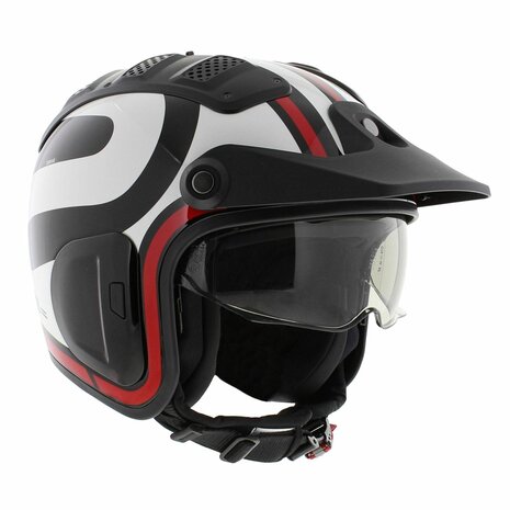 Shark X-Drak 2 Trial Helmet Thrust-R black red KWR - size XS