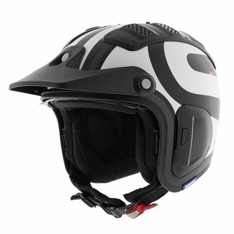 Shark X-Drak 2 Trial Helmet Thrust-R matt black white anthracite - Size XS