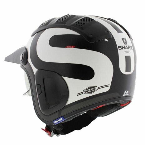 Shark X-Drak 2 Trial Helmet Thrust-R matt black white anthracite - Size XS