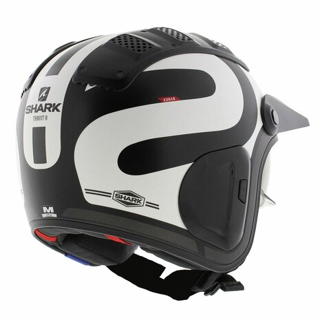 Shark X-Drak 2 Trial Helmet Thrust-R matt black white anthracite - Size XS