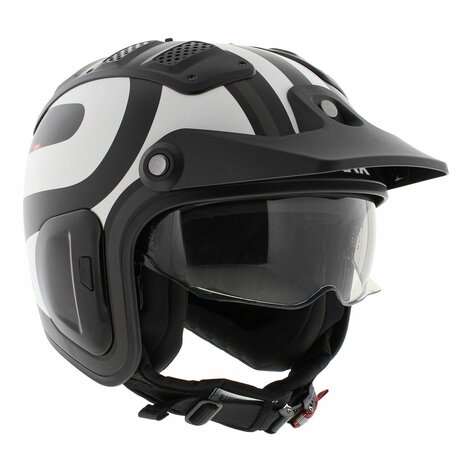 Shark X-Drak 2 Trial Helmet Thrust-R matt black white anthracite - Size XS