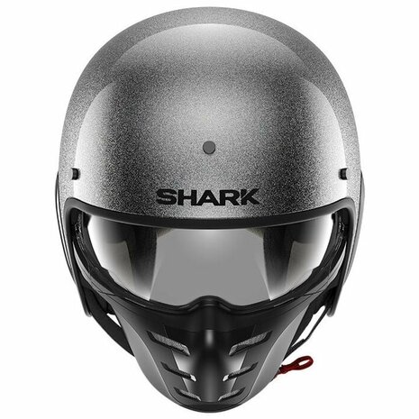 Shark S-Drak 2 helmet gloss glitter silver SSX
