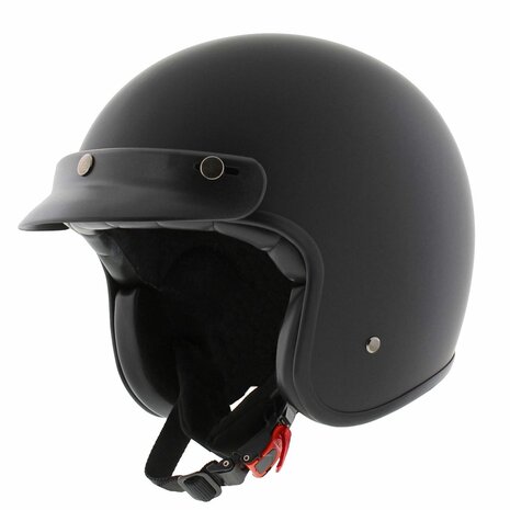 Vito Grande (big size) open face helmet matt black - Motorcycle / scooter