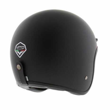 Vito Grande (big size) open face helmet matt black - Motorcycle / scooter