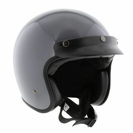 Vito Grande (big size) open face helmet gloss nardo grey / for motorcycle and scooter use