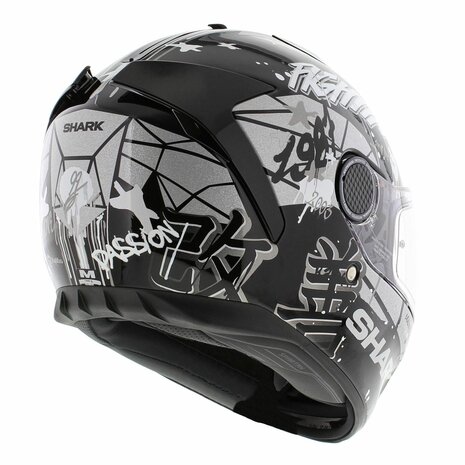 Shark Helmet Spartan 1.2 Lorenzo Catalunya GP Black White Silver