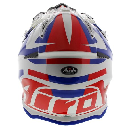 Airoh Aviator Ace Trick Gloss Blue White red - Size S