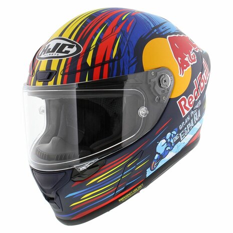 HJC RPHA 1 Jerez Red Bull Replica Motorcycle Helmet