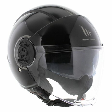 MT Jet Viale S helmet gloss black