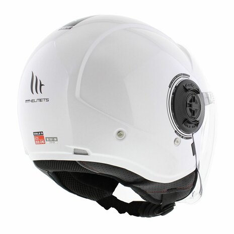 MT Jet Viale S helmet gloss white