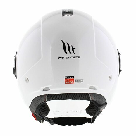 MT Jet Viale S helmet gloss white