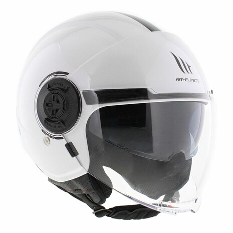 MT Jet Viale S helmet gloss white