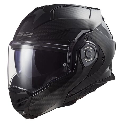 LS2 FF901 Advant X helmet solid carbon black Helmetdiscounter